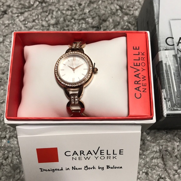Caravelle New York Bulova Rose Gold Designer Watch main image 8
